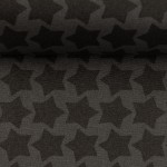 Textil Wachstuch - beschichtete Baumwolle Farbenmix Staaars grau schwarz